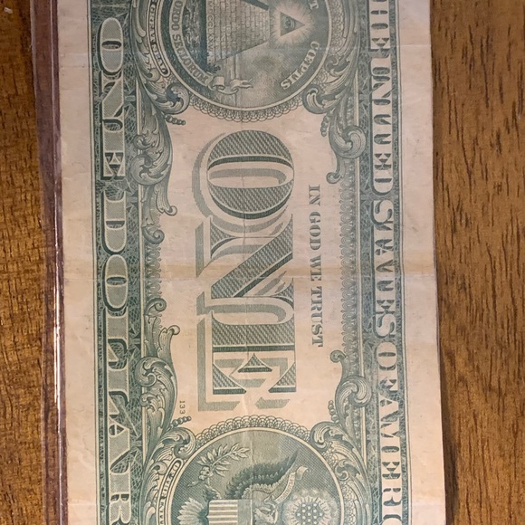 SILVER CERTIFICATE $1 Dollar Bill - Series 1957 - Picture 4 of 4